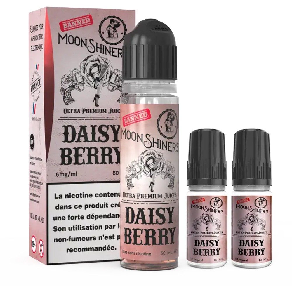 Moon Shiners: Daisy Berry 60ml Easy2Shake – Le French Liquide Moon Shiners: Daisy Berry 60ml Easy2Shake – Le French Liquide