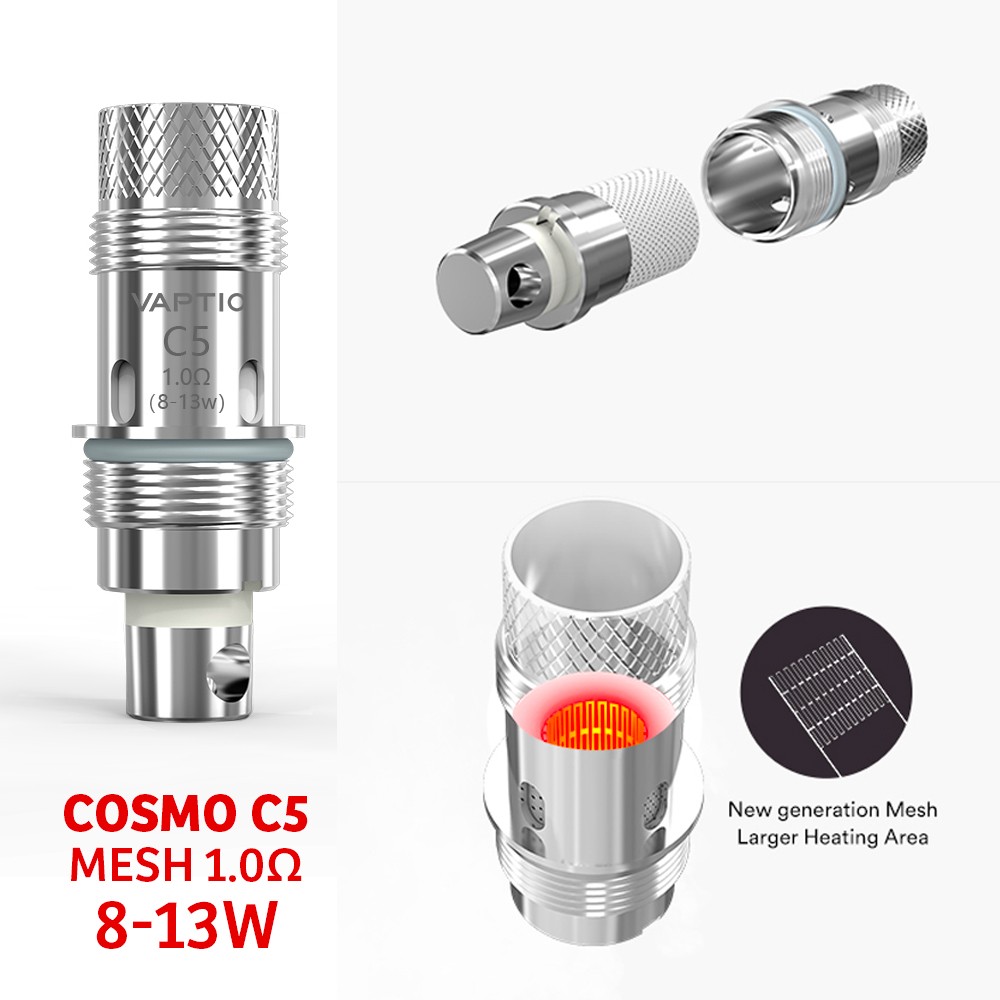 Résistances Cosmo (5pcs) – Vaptio Résistances Cosmo (5pcs) – Vaptio