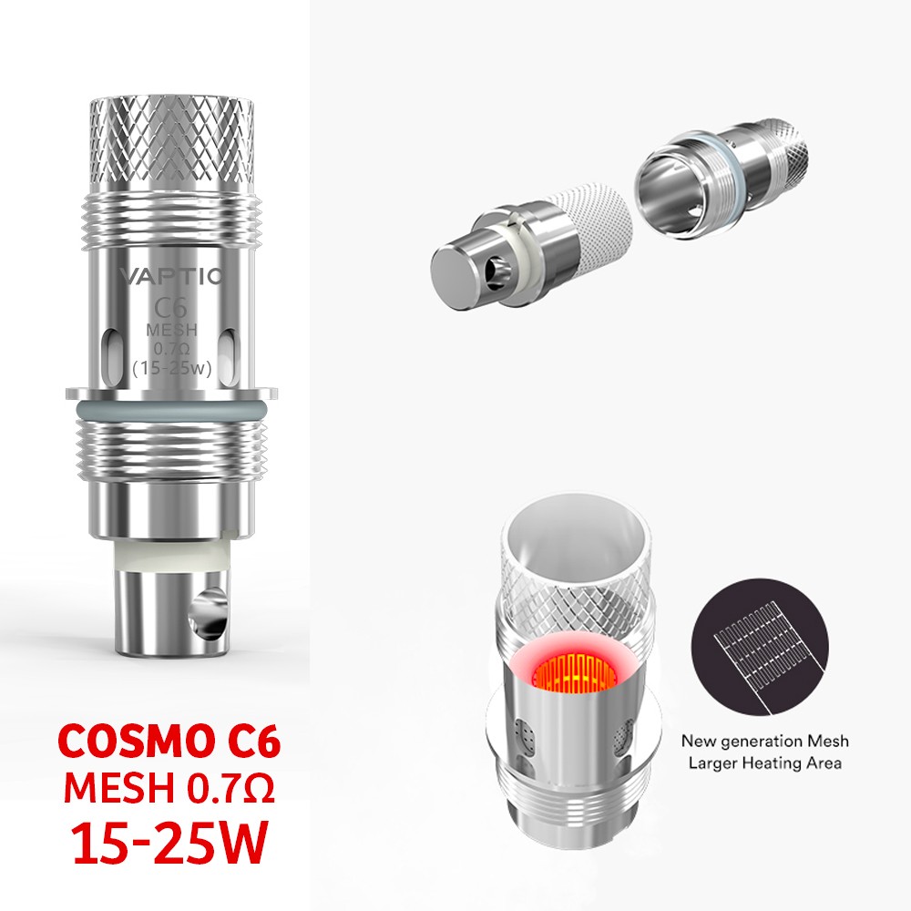 Résistances Cosmo (5pcs) – Vaptio Résistances Cosmo (5pcs) – Vaptio
