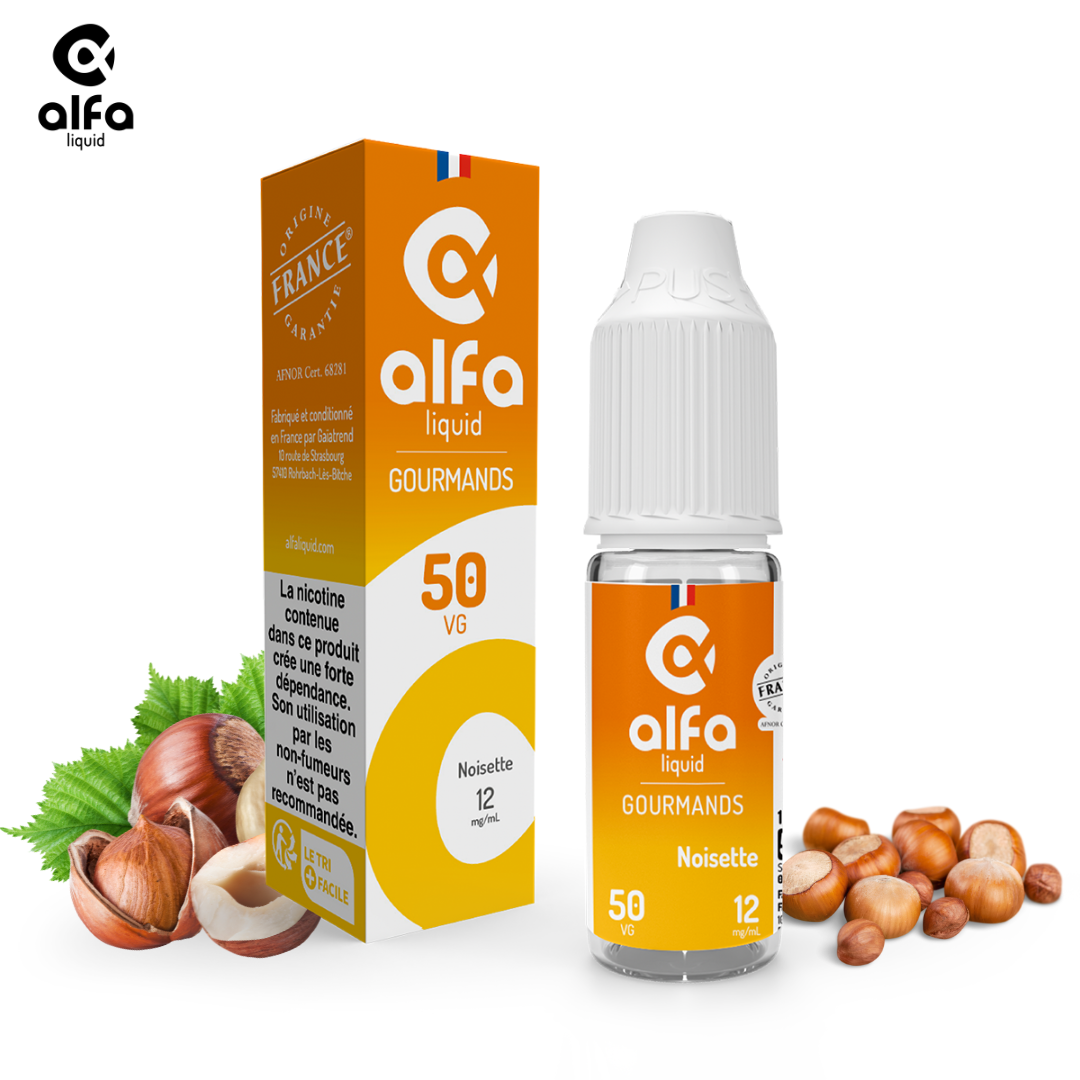 Alfaliquid Gourmands – Noisette 10ml Alfaliquid Gourmands – Noisette 10ml